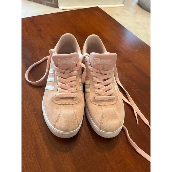 Adidas Neo Courtset Pink Casual Sneaker Size 7.5 Women’s - Picture 1 of 8
